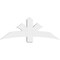 Ekena Millwork Davenport Architectural Grade PVC Gable Bracket, 60"W x 22 1/2"H x 4"D x 6"F, 9/12 Pitch GBP060X23X0406DAV00 - alternate 5